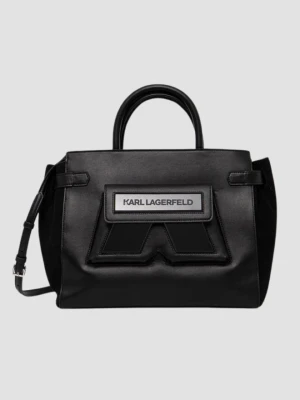 KARL LAGERFELD Czarna damska torebka Ikon/k Md Tote