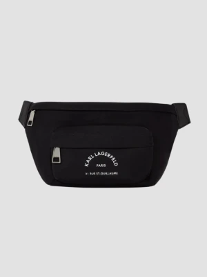 KARL LAGERFELD Czarna męska nerka K/rsg Nylon Bumbag