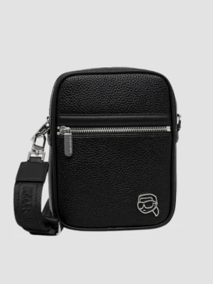KARL LAGERFELD Czarna saszetka Ikon Outline Crossbody