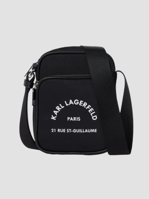 KARL LAGERFELD Czarna saszetka męska Nylon