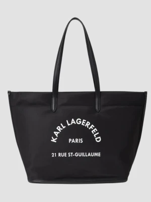Zdjęcie produktu KARL LAGERFELD Czarna shopperka RSG Nylon MD Tote