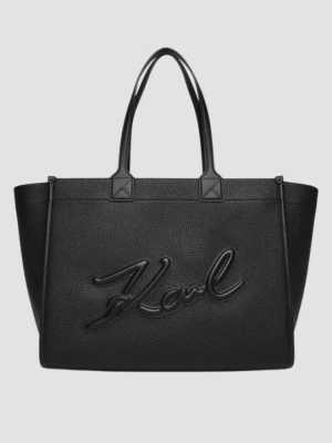 KARL LAGERFELD Czarna shopperka Skuare Tote