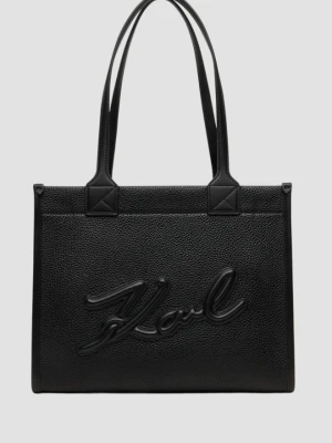 KARL LAGERFELD Czarna torebka damska Md Tote Grainy