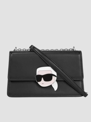KARL LAGERFELD Czarna torebka K/ikonik 2.0 Leather