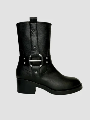 KARL LAGERFELD Czarne botki Brooklyn, Rozmiar 39