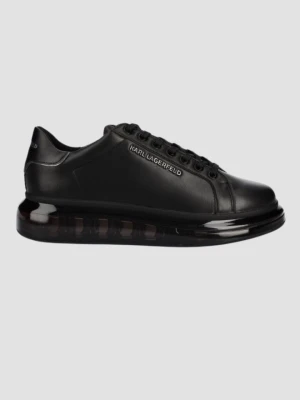 KARL LAGERFELD Czarne sneakersy KAPRI KUSHION Lo Lace Lthr, Rozmiar 42
