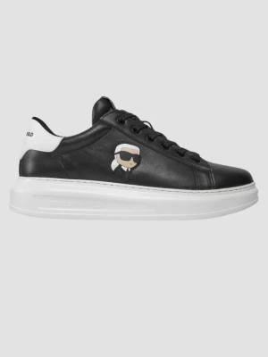 KARL LAGERFELD Czarne sneakersy Kapri Mens Nft Lo Lace, Rozmiar 42