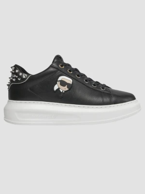 KARL LAGERFELD Czarne sneakersy Kapri Nft Stud Tab, Rozmiar 37
