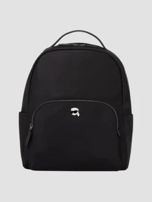 KARL LAGERFELD Czarny plecak damski Ikon Nylon