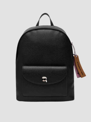 KARL LAGERFELD Czarny plecak damski Ikon Pebble