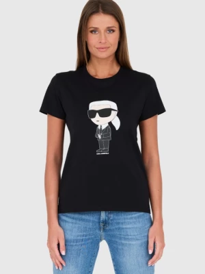 KARL LAGERFELD Czarny t-shirt Karl