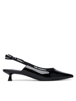 KARL LAGERFELD Czółenka Pasha KL30109R Czarny
