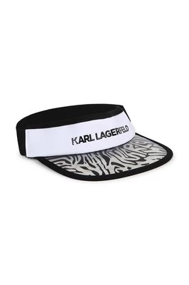 Karl Lagerfeld daszek dziecięcy kolor czarny wzorzysta