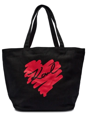 Karl Lagerfeld Dwustronna shopperka K/HEARTS