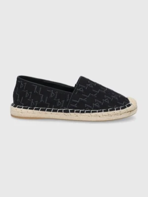 Karl Lagerfeld espadryle KAMINI KL80112.900 kolor czarny