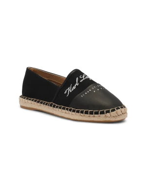 Karl Lagerfeld Espadryle KAMINI | z dodatkiem skóry