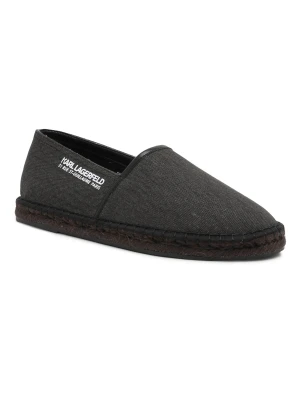 Karl Lagerfeld Espadryle KAMINO | z dodatkiem skóry