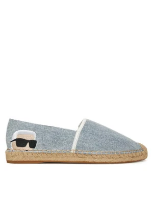KARL LAGERFELD Espadryle KL80111 Niebieski