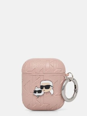 Karl Lagerfeld etui na airpod AirPods 1/2 cover kolor różowy KLA2PGKCPP