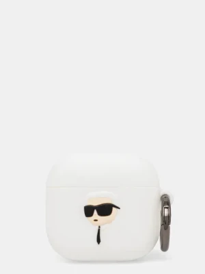 Karl Lagerfeld etui na airpod AirPods 4 kolor biały KLA4RUNIKH