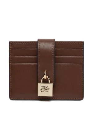 KARL LAGERFELD Etui na karty kredytowe B1W32025 Brązowy
