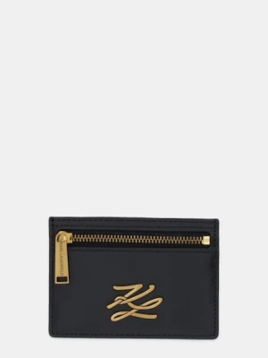Karl Lagerfeld etui na karty skórzane K/AUTOGRAPH
