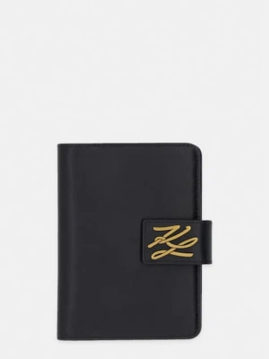 Karl Lagerfeld etui na paszport damskie skórzane K/AUTOGRAPH