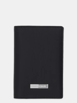 Karl Lagerfeld etui na paszport IKON kolor czarny B1W32003