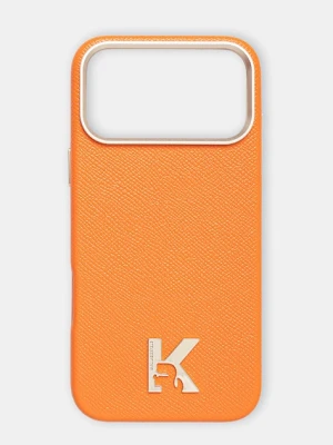 Karl Lagerfeld etui na telefon damskie z imitacji skóry iPhone 17 Pro Max