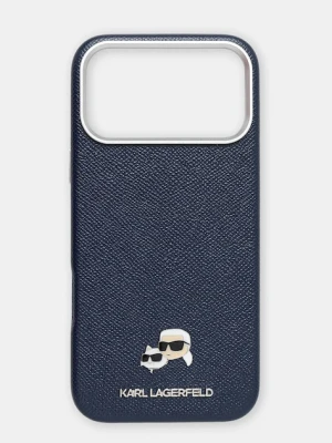 Karl Lagerfeld etui na telefon damskie z imitacji skóry iPhone 17 Pro Max