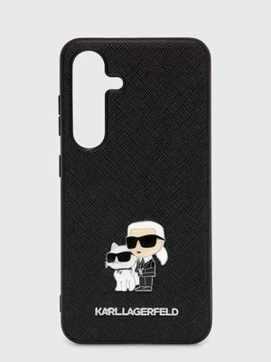 Karl Lagerfeld etui na telefon Galaxy S24 S921 kolor czarny KLHCS24SPSAKCMPK