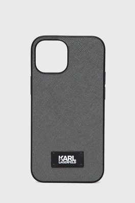 Karl Lagerfeld etui na telefon iPhone 13 mini 5,4'' kolor srebrny