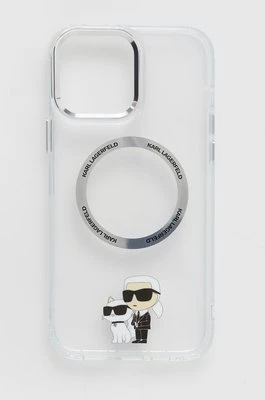 Karl Lagerfeld etui na telefon iPhone 13 Pro Max 6,7 kolor transparentny