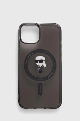 Karl Lagerfeld etui na telefon iPhone 14 / 15 / 13 6.1" kolor czarny