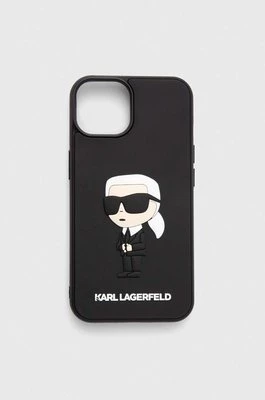 Karl Lagerfeld etui na telefon iPhone 14 6.1" kolor czarny