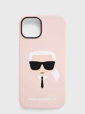 Karl Lagerfeld etui na telefon iPhone 14 6,1" kolor różowy