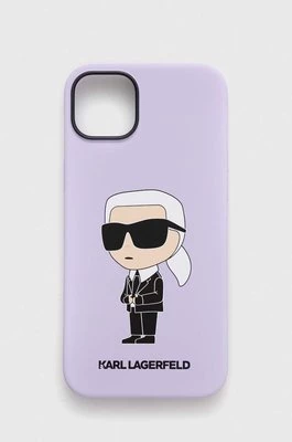 Karl Lagerfeld etui na telefon iPhone 14 Plus 6,7" kolor fioletowy