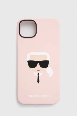 Karl Lagerfeld etui na telefon iPhone 14 Plus 6,7 kolor różowy