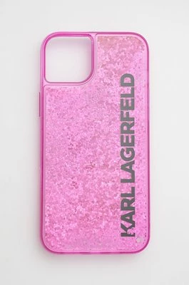 Karl Lagerfeld etui na telefon iPhone 14 Plus 6,7" kolor różowy