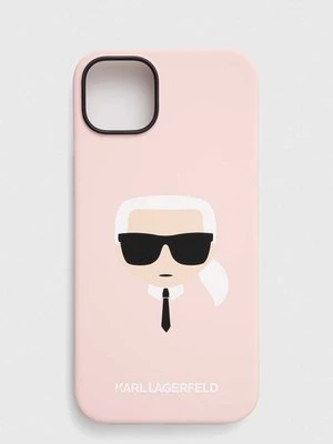 Karl Lagerfeld etui na telefon iPhone 14 Plus 6,7 kolor różowy