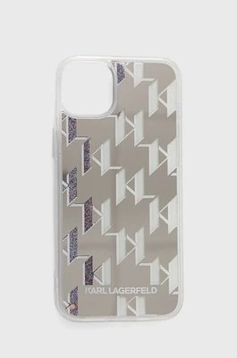 Karl Lagerfeld etui na telefon iPhone 14 Plus 6,7" kolor srebrny