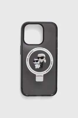 Karl Lagerfeld etui na telefon iPhone 14 Pro 6.1" kolor czarny