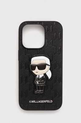 Karl Lagerfeld etui na telefon iPhone 14 Pro 6,1" kolor czarny