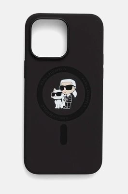 Karl Lagerfeld etui na telefon iPhone 14 Pro Max 6.7 kolor czarny KLHMP14XSCMKCRHK