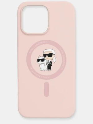 Karl Lagerfeld etui na telefon iPhone 14 Pro Max kolor różowy KLHMP14XSCMKCRHP