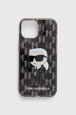 Karl Lagerfeld etui na telefon iPhone 15 / 14 / 13 6.1" kolor czarny