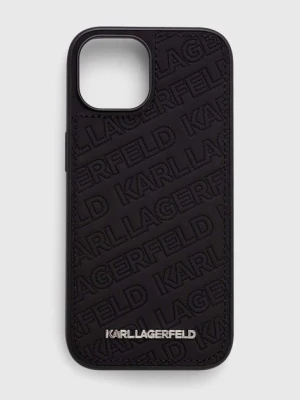 Karl Lagerfeld etui na telefon iPhone 15 / 14 / 13 6.1'' kolor czarny