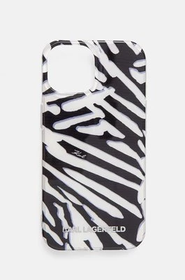 Karl Lagerfeld etui na telefon iPhone 15 / 14 / 13 6.1 kolor czarny KLHCP15SHZBPKCCK