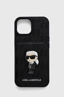 Karl Lagerfeld etui na telefon iPhone 15 6.1 kolor czarny