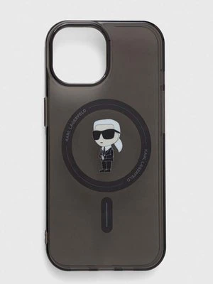 Karl Lagerfeld etui na telefon iPhone 15 6.1 kolor czarny